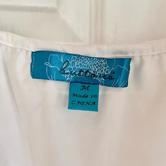 Francesca’s Collections White Lace Sleeveless Sun Dress Casual Wedding Bridal - Picture 3 of 4